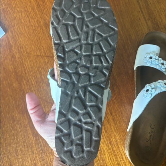 Woman’s Sandals made in Italy with cork and suede footbed - Picture 15 of 15